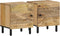 vidaXL - Nachtkastjes - 2 - st - 40x33x46 - cm - massief - mangohout