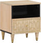 vidaXL - Nachtkastjes - 2 - st - 40x33x46 - cm - massief - mangohout