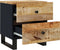 vidaXL - Nachtkastjes - 2 - st - 40x33x46 - cm - massief - mangohout