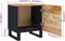 vidaXL - Nachtkastjes - 2 - st - 40x33x46 - cm - massief - mangohout