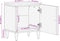 vidaXL - Nachtkastjes - 2 - st - 40x33x46 - cm - massief - mangohout