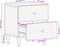 vidaXL - Nachtkastjes - 2 - st - 40x33x46 - cm - massief - mangohout