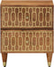 vidaXL - Nachtkastjes - 2 - st - 40x33x46 - cm - massief - mangohout
