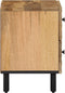 vidaXL - Nachtkastjes - 2 - st - 40x33x46 - cm - massief - mangohout