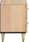vidaXL - Nachtkastjes - 2 - st - 40x33x46 - cm - massief - mangohout
