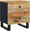 vidaXL - Nachtkastjes - 2 - st - 40x33x46 - cm - massief - mangohout