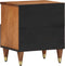vidaXL - Nachtkastjes - 2 - st - 40x33x46 - cm - massief - mangohout