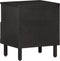 vidaXL - Nachtkastjes - 2 - st - 40x33x46 - cm - massief - mangohout - zwart
