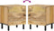 vidaXL - Nachtkastjes - 2 - st - 40x33x46 - cm - massief - mangohout