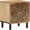 vidaXL - Nachtkastjes - 2 - st - 40x33x46 - cm - massief - mangohout
