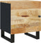 vidaXL - Nachtkastjes - 2 - st - 40x33x46 - cm - massief - mangohout