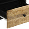 vidaXL - Nachtkastjes - 2 - st - 40x33x46 - cm - massief - mangohout
