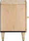 vidaXL - Nachtkastjes - 2 - st - 40x33x46 - cm - massief - mangohout