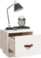 vidaXL - Nachtkastjes - 2 - st - 40x34x35 - cm - massief - grenenhout - wit