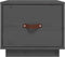 vidaXL - Nachtkastjes - 2 - st - 40x34x35 - cm - massief - grenenhout - grijs