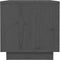 vidaXL - Nachtkastjes - 2 - st - 40x34x35 - cm - massief - grenenhout - grijs