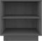 vidaXL - Nachtkastjes - 2 - st - 40x34x40 - cm - massief - grenenhout - grijs
