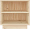 vidaXL - Nachtkastjes - 2 - st - 40x34x40 - cm - massief - grenenhout