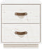 vidaXL - Nachtkastjes - 2 - st - 40x34x45 - cm - massief - grenenhout - wit