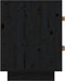 vidaXL - Nachtkastjes - 2 - st - 40x34x45 - cm - massief - grenenhout - zwart