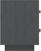 vidaXL - Nachtkastjes - 2 - st - 40x34x45 - cm - massief - grenenhout - wit