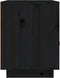 vidaXL - Nachtkastjes - 2 - st - 40x34x45 - cm - massief - grenenhout - zwart