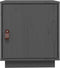 vidaXL - Nachtkastjes - 2 - st - 40x34x45 - cm - massief - grenenhout - grijs