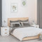 vidaXL - Nachtkastjes - 2 - st - 40x34x45 - cm - massief - grenenhout - wit