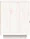 vidaXL - Nachtkastjes - 2 - st - 40x34x45 - cm - massief - grenenhout - wit