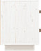 vidaXL - Nachtkastjes - 2 - st - 40x34x45 - cm - massief - grenenhout - wit