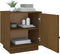 vidaXL - Nachtkastjes - 2 - st - 40x34x45 - cm - massief - grenenhout - honingbruin