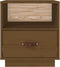 vidaXL - Nachtkastjes - 2 - st - 40x34x45 - cm - massief - grenenhout - honingbruin