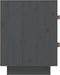 vidaXL - Nachtkastjes - 2 - st - 40x34x45 - cm - massief - grenenhout - grijs