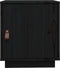 vidaXL - Nachtkastjes - 2 - st - 40x34x45 - cm - massief - grenenhout - zwart