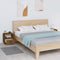 vidaXL - Nachtkastjes - 2 - st - 40x34x45 - cm - massief - grenenhout - honingbruin