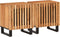 vidaXL - Nachtkastjes - 2 - st - 40x34x46 - cm - massief - acaciahout