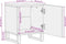 vidaXL - Nachtkastjes - 2 - st - 40x34x46 - cm - massief - gebleekt - mangohout