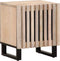 vidaXL - Nachtkastjes - 2 - st - 40x34x46 - cm - massief - gebleekt - mangohout