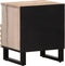 vidaXL - Nachtkastjes - 2 - st - 40x34x46 - cm - massief - gebleekt - mangohout
