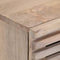 vidaXL - Nachtkastjes - 2 - st - 40x34x46 - cm - massief - gebleekt - mangohout
