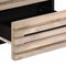 vidaXL - Nachtkastjes - 2 - st - 40x34x46 - cm - massief - gebleekt - mangohout