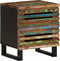 vidaXL - Nachtkastjes - 2 - st - 40x34x46 - cm - massief - gerecycled - hout