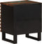 vidaXL - Nachtkastjes - 2 - st - 40x34x46 - cm - massief - gerecycled - hout