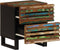 vidaXL - Nachtkastjes - 2 - st - 40x34x46 - cm - massief - gerecycled - hout