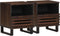 vidaXL - Nachtkastjes - 2 - st - 40x34x46 - cm - massief - mangohout