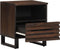 vidaXL - Nachtkastjes - 2 - st - 40x34x46 - cm - massief - mangohout