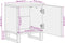vidaXL - Nachtkastjes - 2 - st - 40x34x46 - cm - massief - mangohout