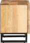 vidaXL - Nachtkastjes - 2 - st - 40x34x46 - cm - massief - ruw - mangohout