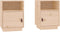 vidaXL - Nachtkastjes - 2 - st - 40x34x55 - cm - massief - grenenhout
