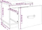 vidaXL - Nachtkastjes - 2 - st - 40x34x55 - cm - massief - grenenhout - honingbruin